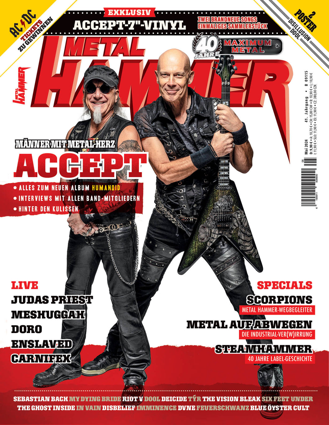 Aktuelles Heft: METAL HAMMER 05/24 als PDF